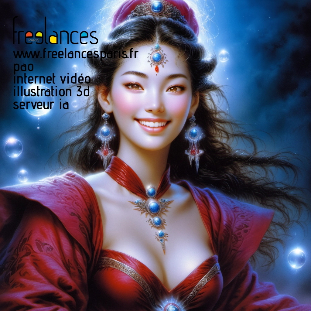 Pao mise en page internet vidéo illustration 3d serveur IA générative AI freelance paris studio de création magazines ok0vvhp0